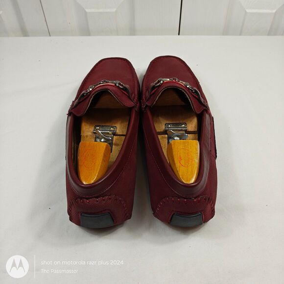 Men's BRUNO MARC Horse-Bit Loafers Leather Suede Driving Moccasins US Size 11.5 - Picture 6 of 11